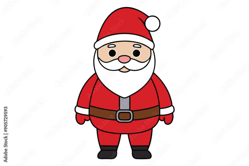 santa claus on a white background santa claus on a white background