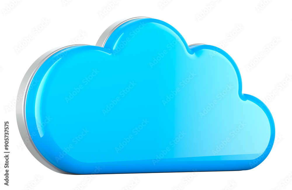 Cloud Computing, cloud storage. 3D rendering isolated on transparent background Cloud Computing, cloud storage. 3D rendering isolated on transparent background