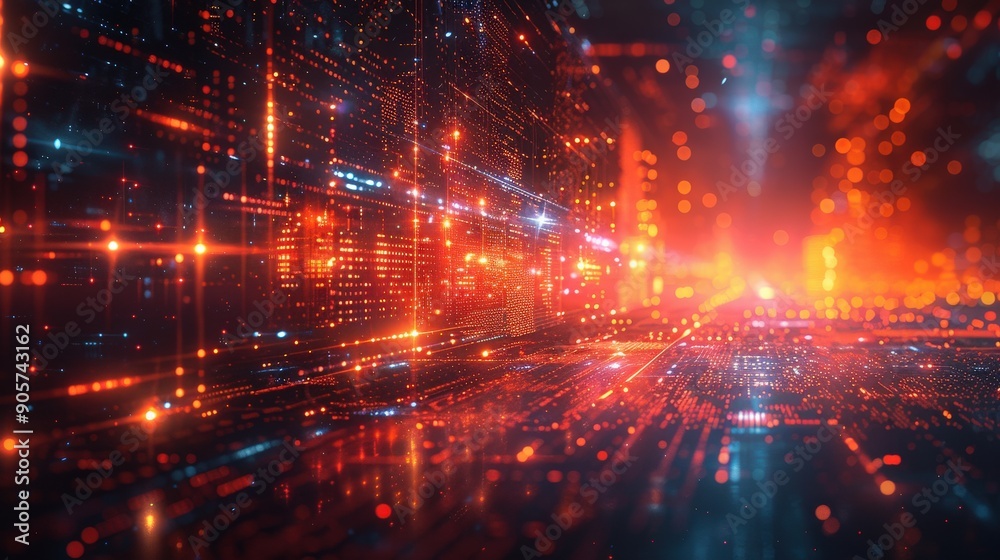 Fototapeta premium A high-resolution abstract background combining modern and retro elements