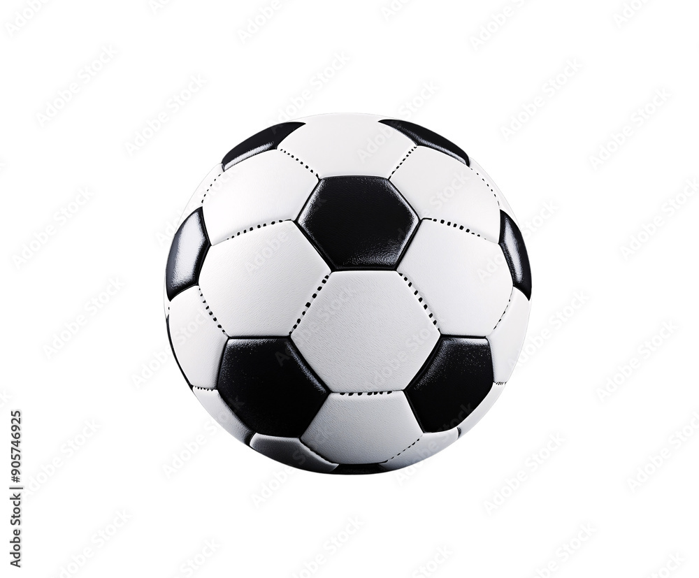 Classic black and white soccer ball Isolated on Transparent Background, PNG File. perfect for sports and recreation themes Classic black and white soccer ball Isolated on Transparent Background, PNG File. perfect for sports and recreation themes