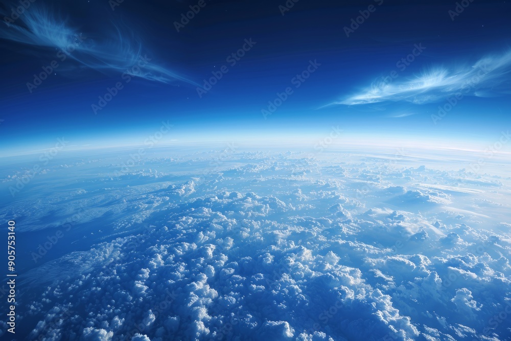 illustration of ozone hole in the atmosphere illustration of ozone hole in the atmosphere