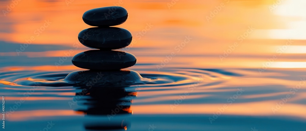 Achieving a calm mind for relaxation and serenity, peaceful state Achieving a calm mind for relaxation and serenity, peaceful state