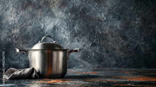 A high-quality stock image of a cooking pot on the left side, leaving space on the right for text. Ideal for culinary content, cooking tips, and recipe ideas.