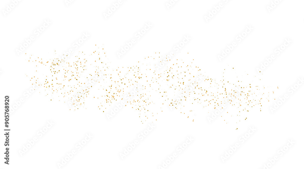 Lots of transparent bright festive golden lights. Golden sand, chaotically scattered. Lots of transparent bright festive golden lights. Golden sand, chaotically scattered.