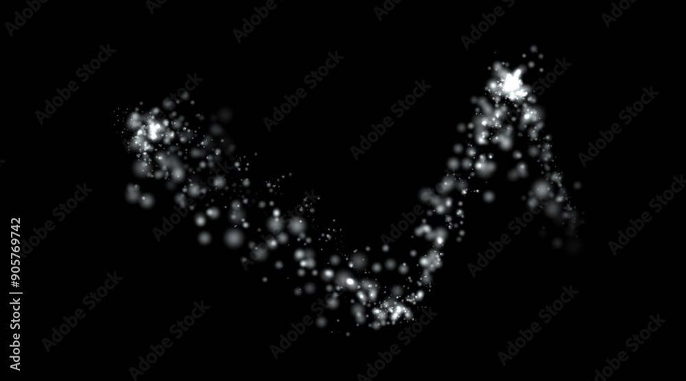 Bright white lights, round in shape and transparent. A cluster of shining holiday lights arranged in a careless line Bright white lights, round in shape and transparent. A cluster of shining holiday lights arranged in a careless line