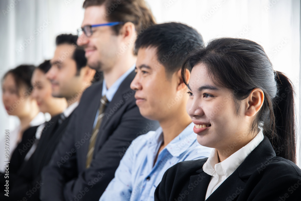 Modern diversity and multicultural company, business people joining hand together and standing in line, shared commitment to collaboration and cooperation concept background. Meticulous Modern diversity and multicultural company, business people joining hand together and standing in line, shared commitment to collaboration and cooperation concept background. Meticulous