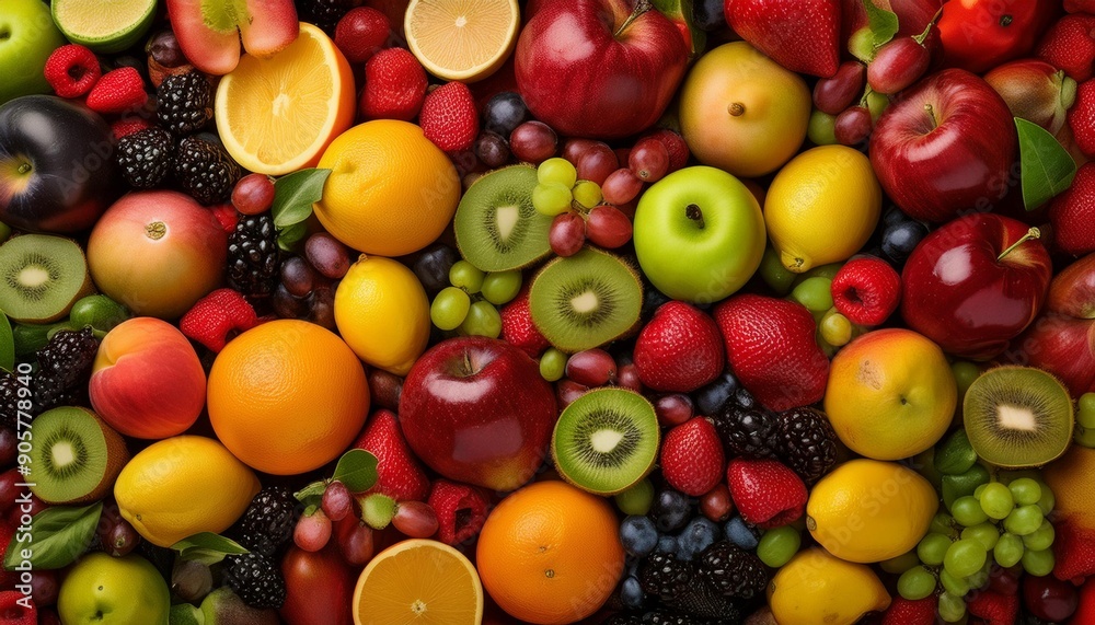 A vibrant canvas of different berries: strawberries, blueberries, blackberries, raspberries, cranberries, gooseberries, red currants, elderberries, goji berries, and cloudberries, showcasing a color. A vibrant canvas of different berries: strawberries, blueberries, blackberries, raspberries, cranberries, gooseberries, red currants, elderberries, goji berries, and cloudberries, showcasing a color.