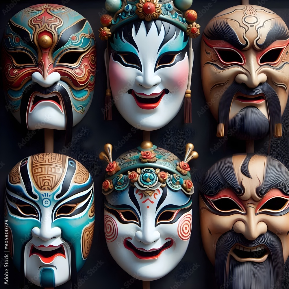 Faces of Emotion: Traditional Masks
Faces of Emotion: Traditional Masks