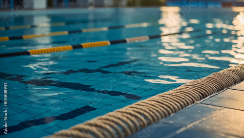 Empty sports pool lifestyle