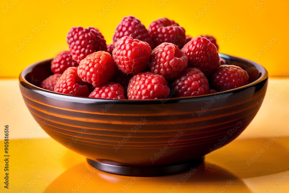 raspberries in a bowl raspberries in a bowl