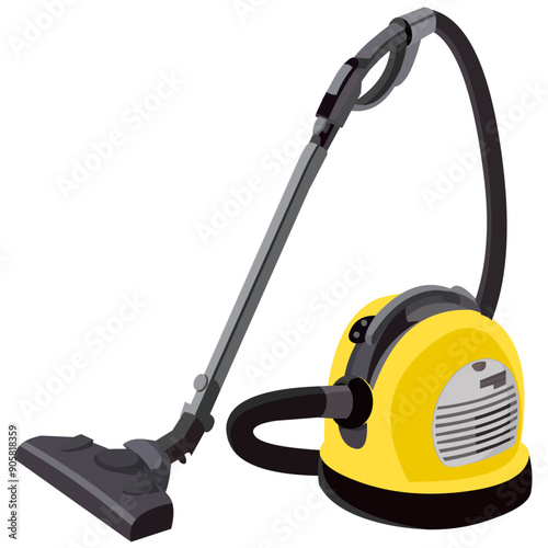 Vacuum cleaner vector illustration