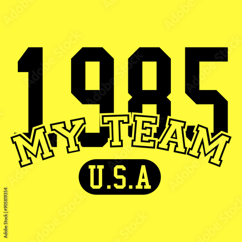 1985 MY TEAM USA