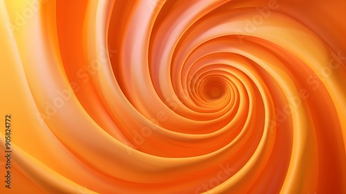 Bright Orange Spiral Background for Your Phone Screen