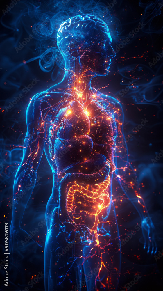 Which organ is responsible for regulating metabolism and energy production in the body.generative ai