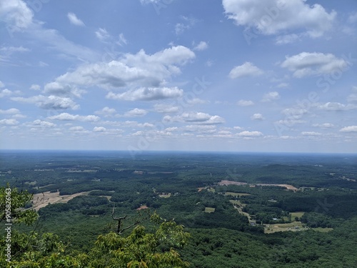 view of the city from above