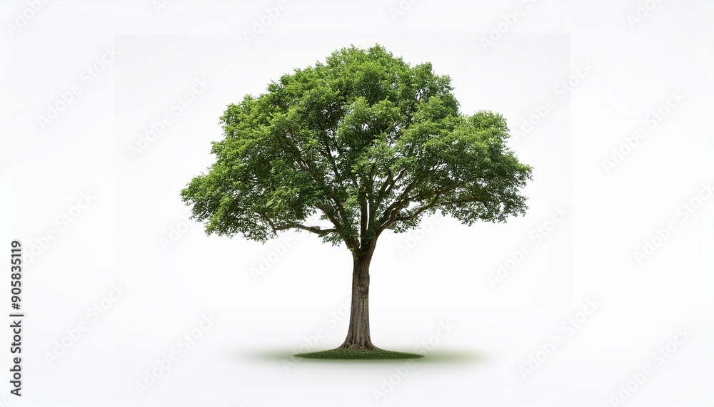 Obraz premium isolated tree is located on a white background
