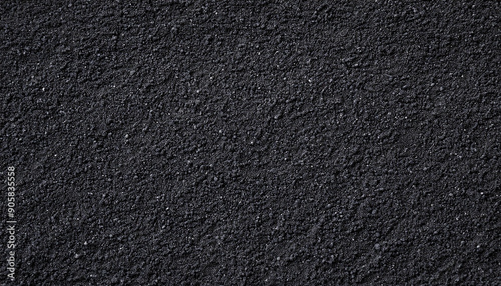 Obraz premium black or dark gray rough grainy sand texture background