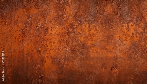 grunge rusty orange brown metal corten steel stone background texture banner panorama