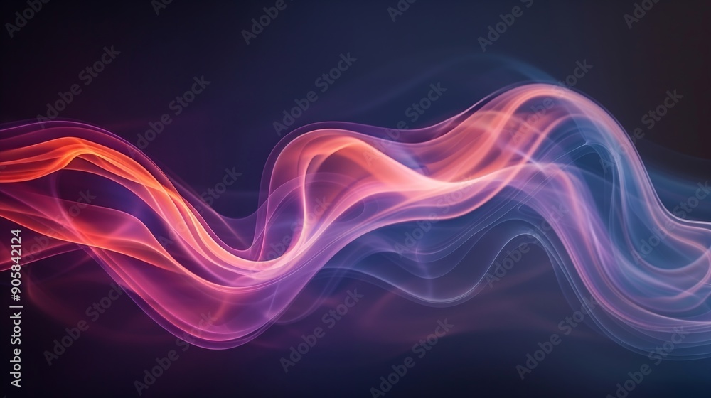 Abstract Colorful Wave Light Painting Flowing Shapes on Dark Background Dynamic Energy Futuristic Motion Abstract Colorful Wave Light Painting Flowing Shapes on Dark Background Dynamic Energy Futuristic Motion
