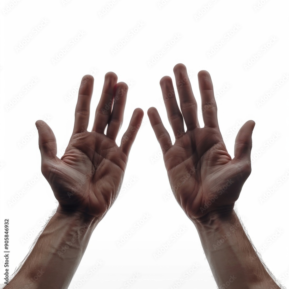 Man Interacting with Touch Screen Display, Performing a Variety of Finger Gestures Including Taps and Swipes in Multiple Directions - A Showcase of HID Hand Technology.