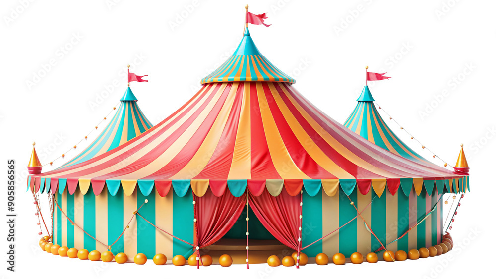 Circus Tent on Transparent Background. Perfect for Event and Entertainment Graphics Circus Tent on Transparent Background. Perfect for Event and Entertainment Graphics