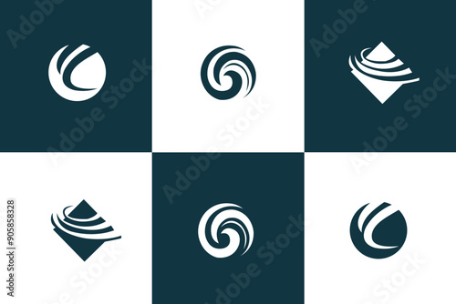 arch logo template vector, 