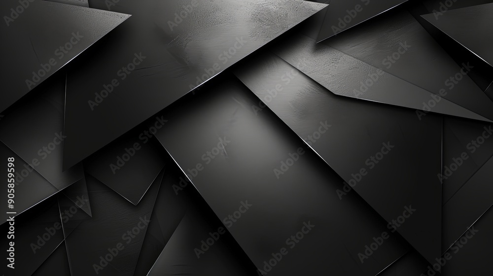 Abstract Geometric Pattern in Black and White Abstract Geometric Pattern in Black and White