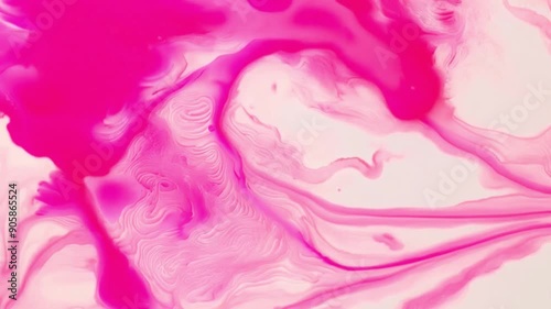 Super Slow Motion, Abstract watercolour pink background with paints