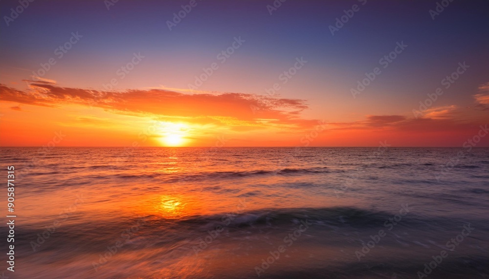 Obraz premium sunset over the sea