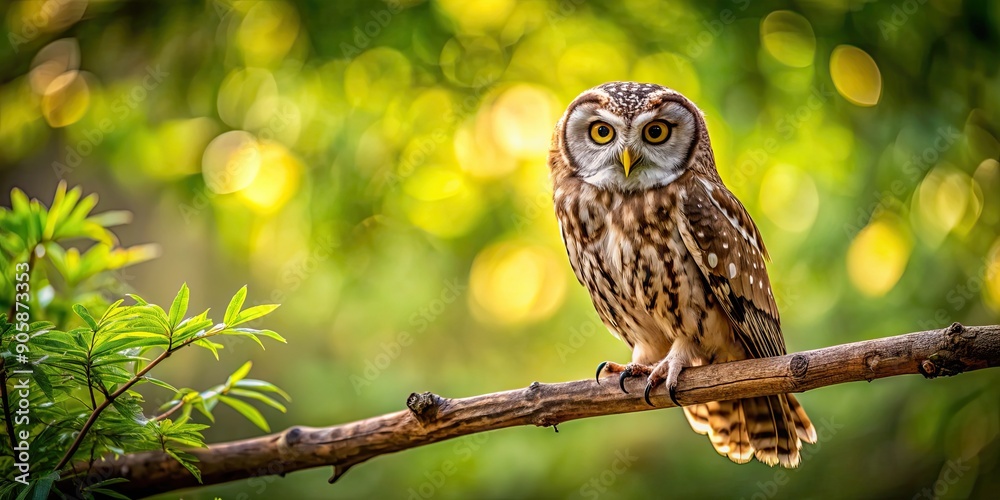 Owl perching majestically on tree branch , owl, night, nature, wildlife, bird, predator, feathers, perching, tree, branch, outdoors