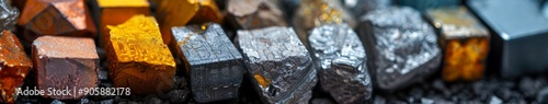 Mineral Elements in Lithium-ion Batteries: A Key Component for Energy Storage and Device Sustainability, Highlighting Lithium, Cobalt, Nickel, Manganese, and Graphite.