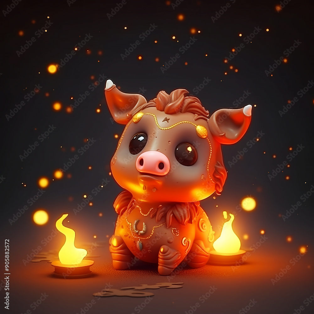cute little bull zodiac sign cute little bull zodiac sign