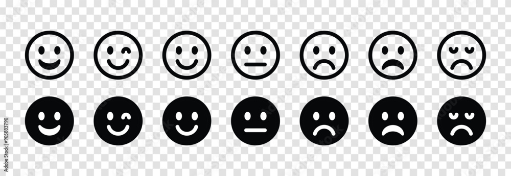 emoticon icon set. emoji vector set emoticon icon set. emoji vector set