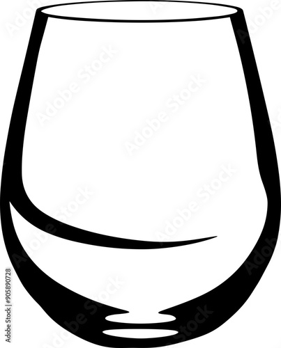 Stemless Wine Glass Tumbler