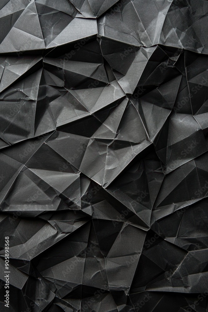 Geometric Abstract Black Paper Texture Geometric Abstract Black Paper Texture