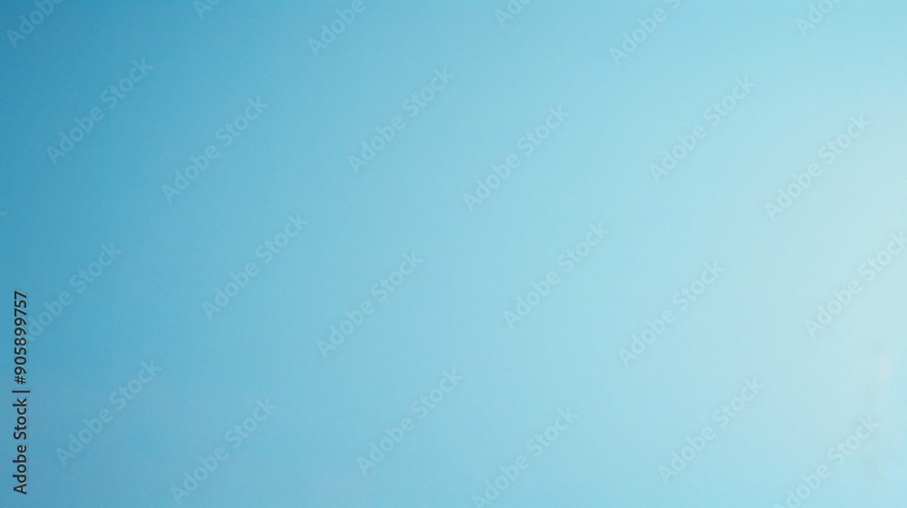 Fototapeta premium Soft Sky Gradient: A calming, serene, and versatile blue gradient background with a gentle, subtle shift from a light to a darker shade, perfect for websites, presentations, and graphic designs. 
