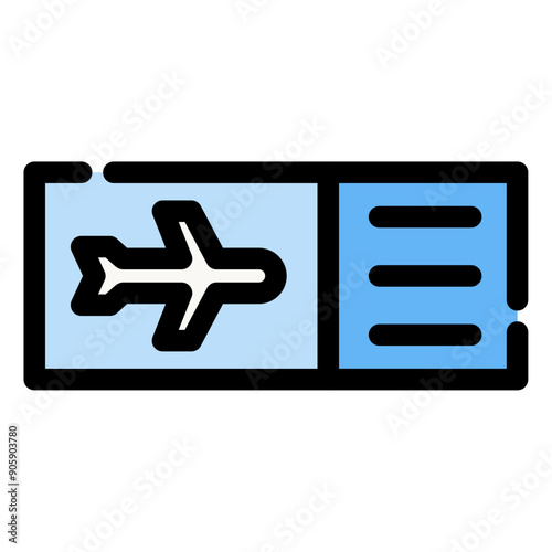 plane ticket icon 