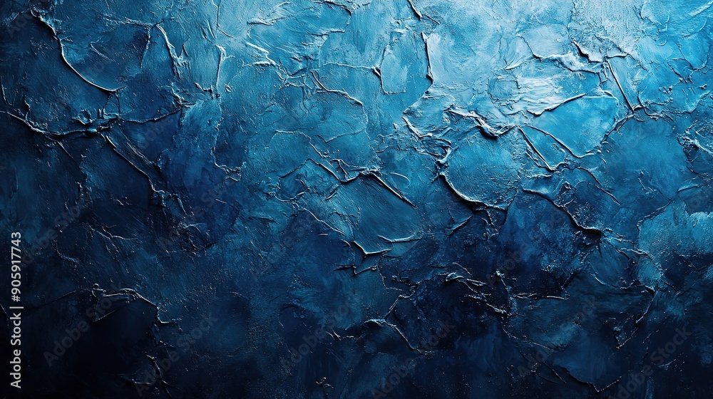 Textured Blue Background: A close-up abstract view of a textured blue wall, bathed in a soft spotlight, evoking a sense of depth and mystery. Textured Blue Background: A close-up abstract view of a textured blue wall, bathed in a soft spotlight, evoking a sense of depth and mystery.