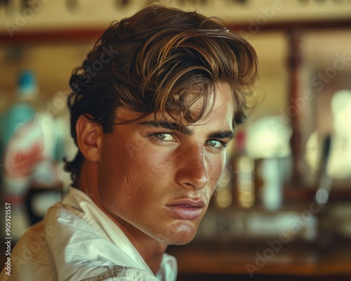 Classic Hairstyle for Men Vintage Grooming and Timeless Sophistication, A Guide to the Perfect Retro Look photo