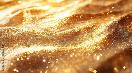 Golden Shimmer: A mesmerizing abstract background with a soft, golden shimmer, perfect for luxury branding, elegance, and high-end design. 