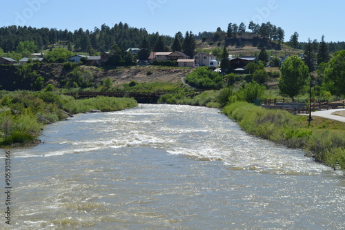 river in the park