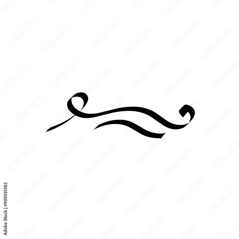 curly divider ornament curly divider ornament