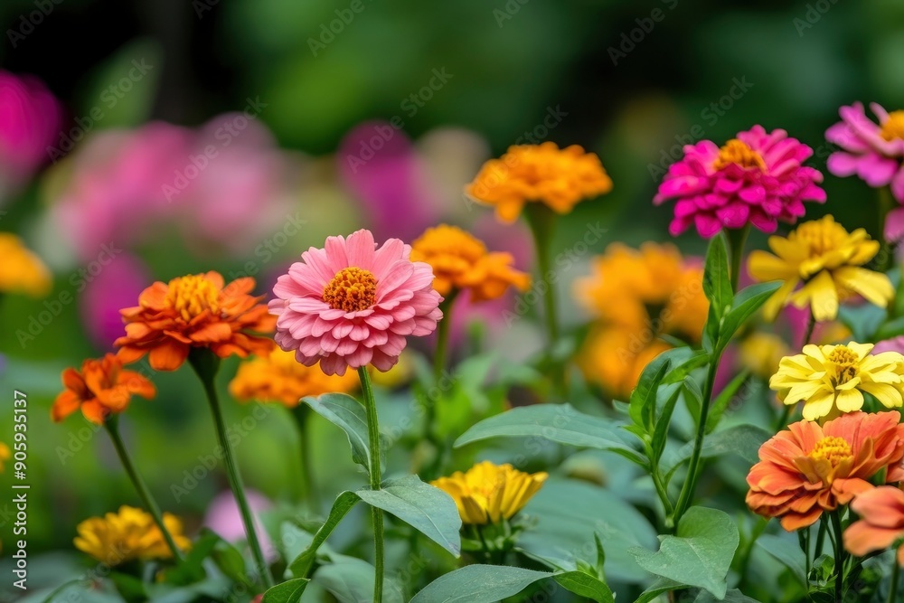 Beautiful flowers are blooming. in the garden , ai Beautiful flowers are blooming. in the garden , ai