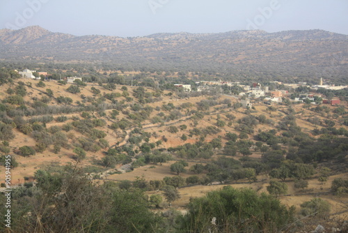 Landscape in a village Azrarague and Aglagale