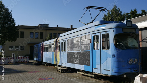 Ausgemusterte Straßenbahn in Ludwigshafen photo
