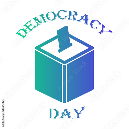 democracy day Gradient icon