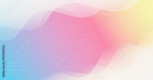 Abstract frame background. Colorful, Blue pink and yellow gradation. modern background.wavy.trendy