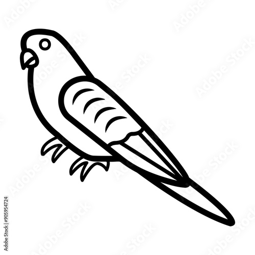 budgerigar Line Icon