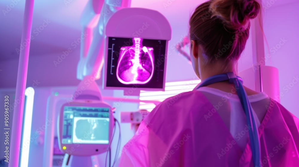 doctor looking at x ray doctor looking at x ray