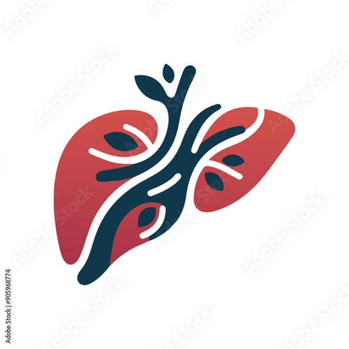 Liver logo vector template, Human Liver Anatomy, Liver Icon, liver silhouette, liver vector, unique liver shape logo, creative liver vector design for logo
